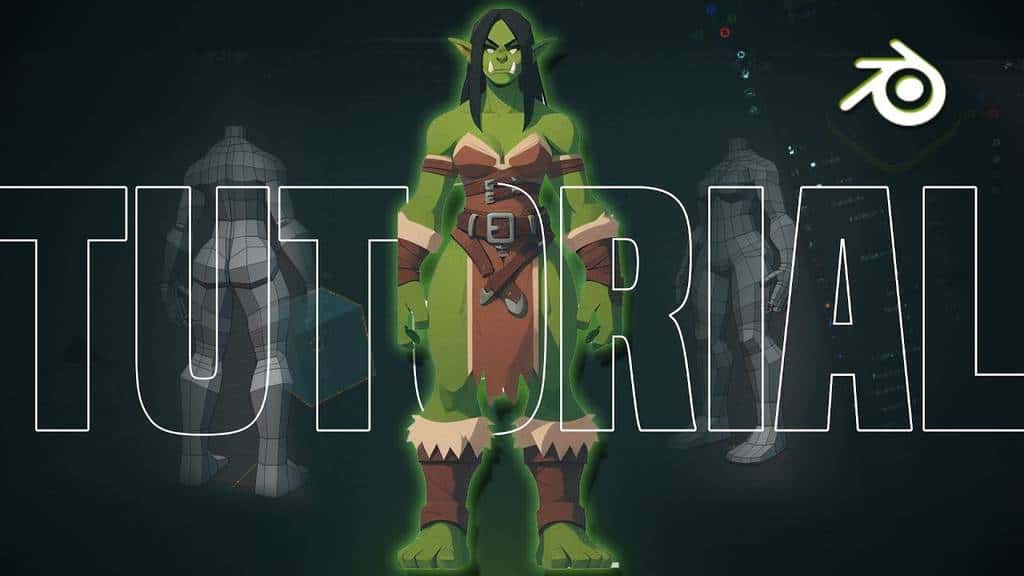 Como Criar um Orc Low Poly no Blender para Jogos 3D