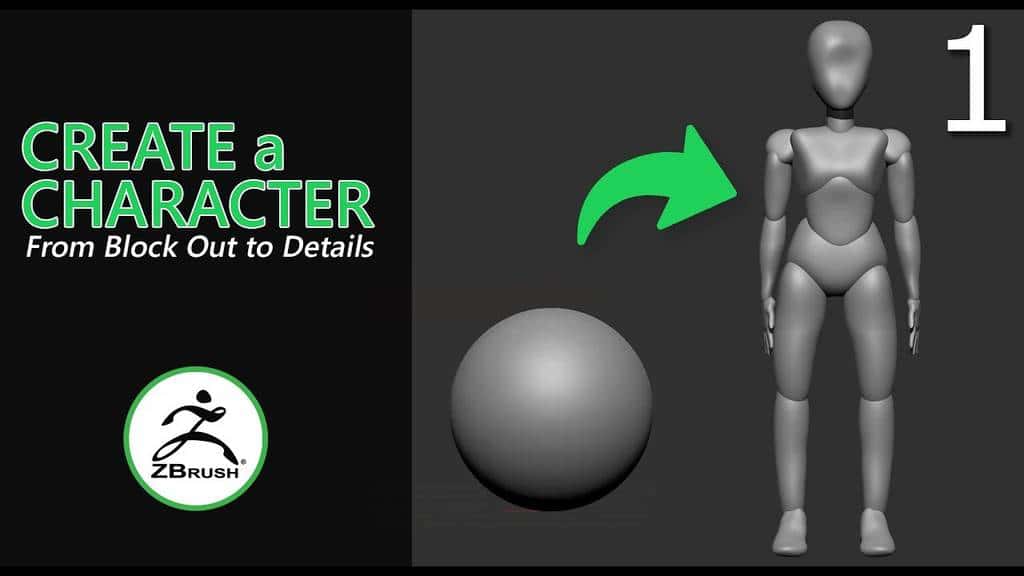 Tutorial de Criação de Personagens no ZBrush para Iniciantes