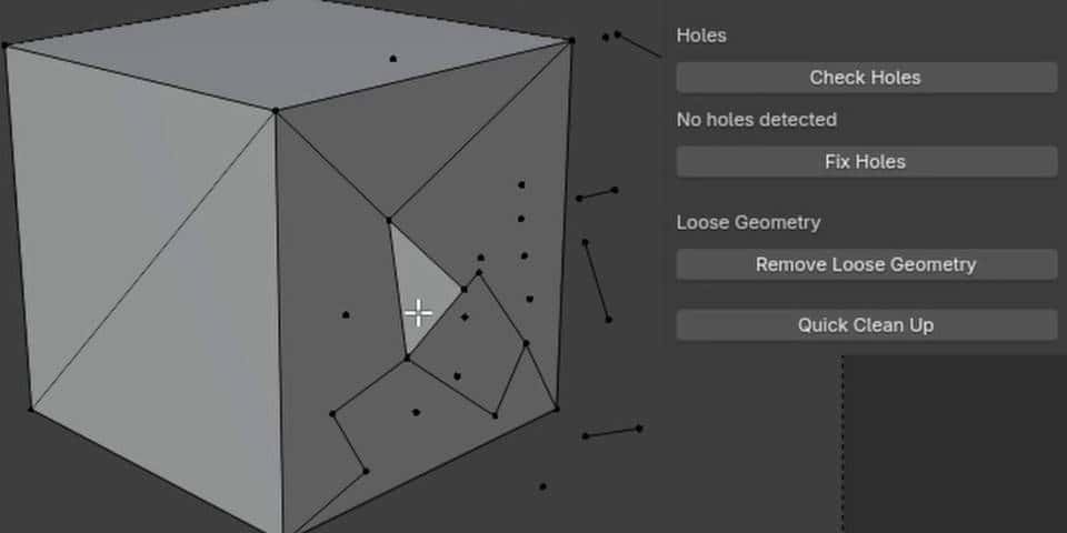 Como otimizar seus modelos 3D no Blender com o Mesh Cleaner 2