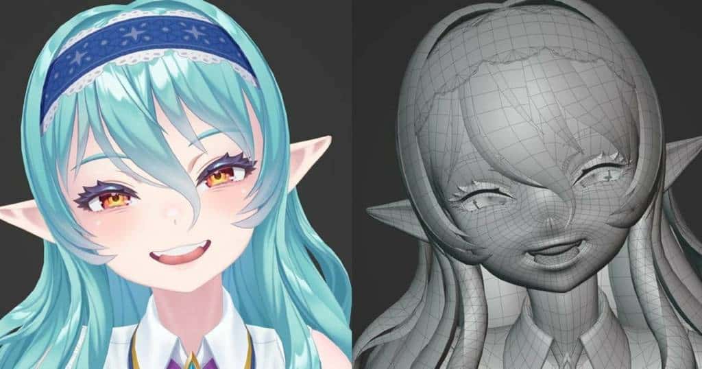 Como um artista cria personagens anime emocionais em 3D com Blender