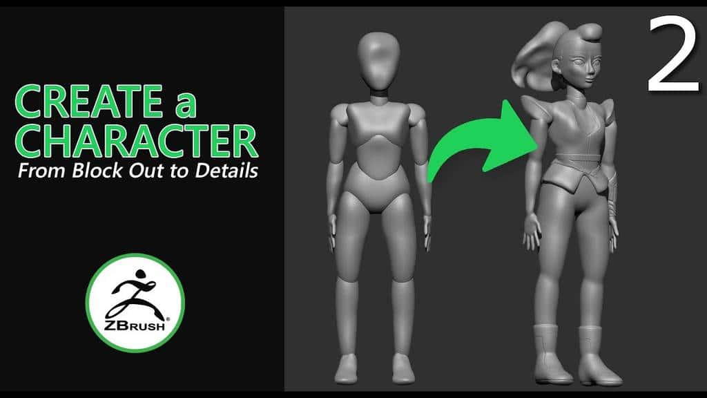 Escultura de Personagens no ZBrush: Detalhando o Bloco Inicial | Parte 1