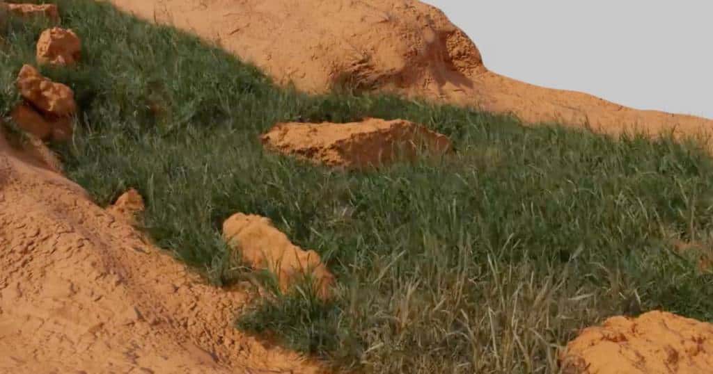 Inovação no Blender: Técnica Avançada Simula Movimento Fluido em Grama