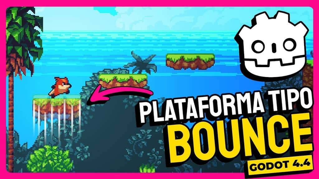Como Criar Plataformas com Efeito Bounce na Godot 4.4