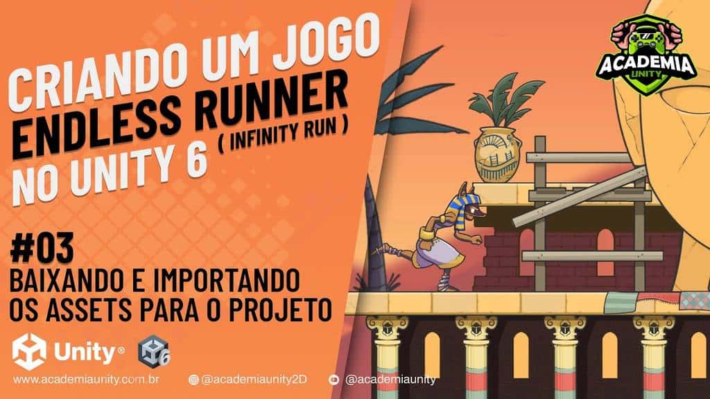 Como Importar Assets para um Jogo Endless Runner no Unity 6