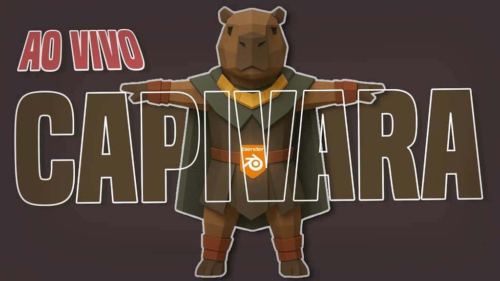 5 Passos Essenciais para Modelagem 3D no Blender – Tutorial Mr. Capivara Low Poly