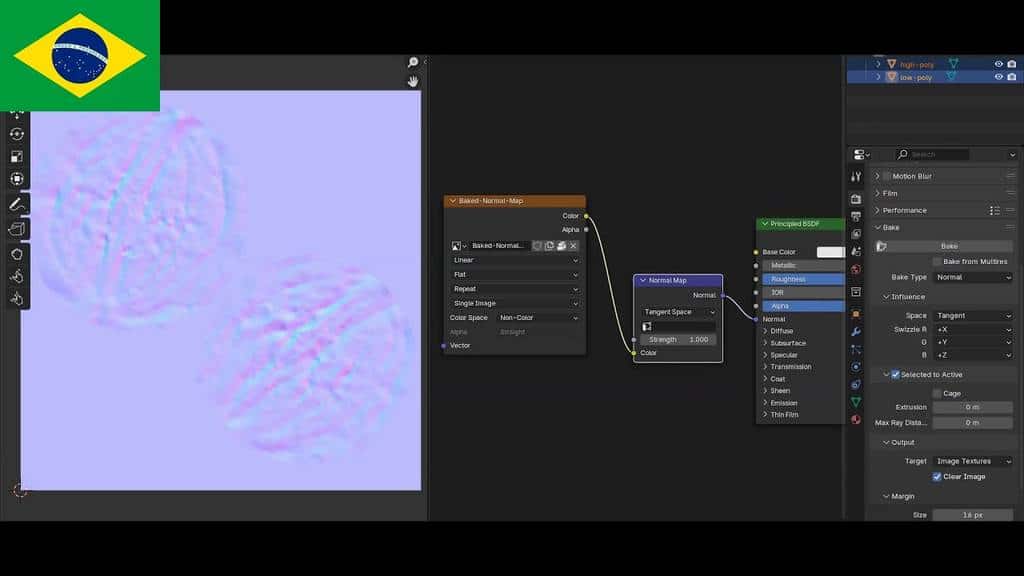 3 Passos Essenciais para Baking de Normal Map no Blender – Guia Prático
