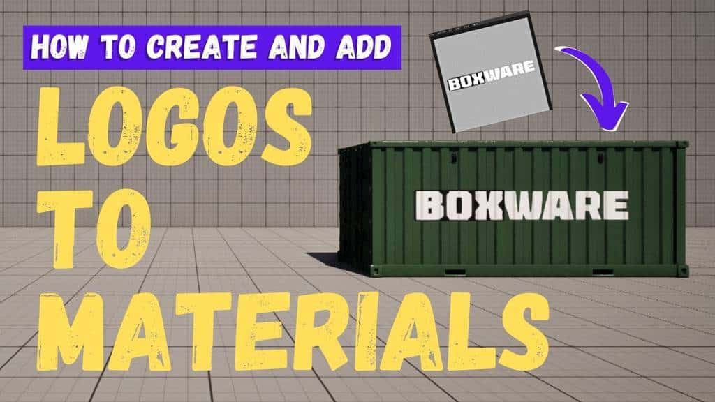 Como Criar e Adicionar Logos a Materiais no Unreal Engine 5