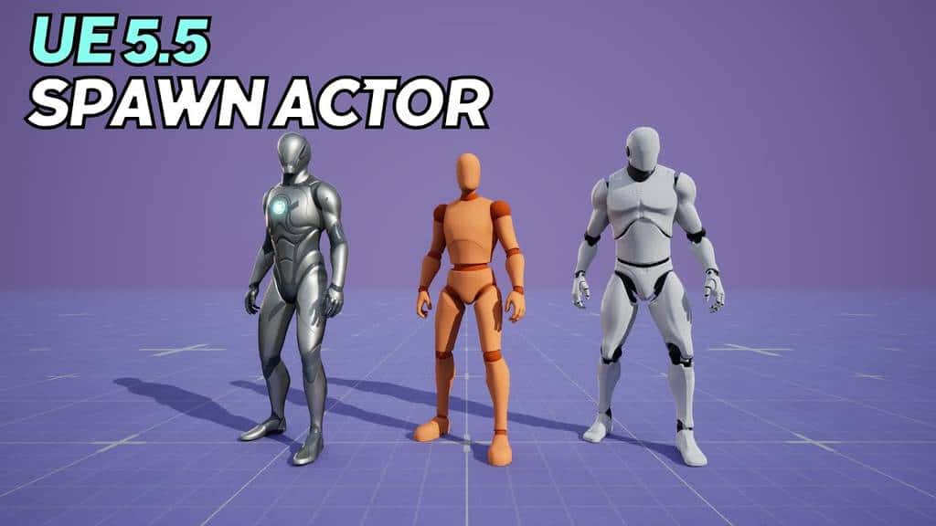 Unreal Engine 5.5 - Como Spawnar um actor no mapa.