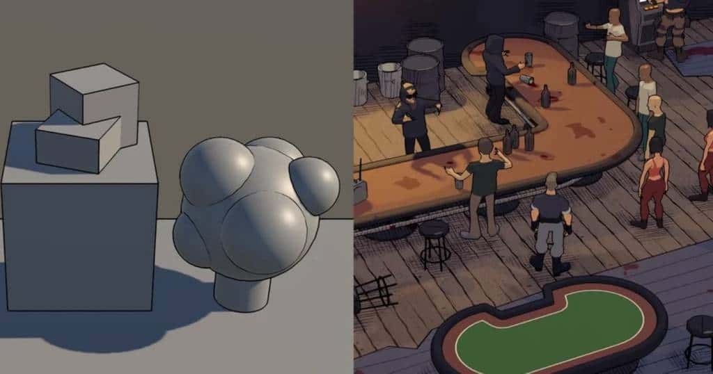Shaders de contorno gratuitos do RPG pós-apocalíptico It's All Over para Unity