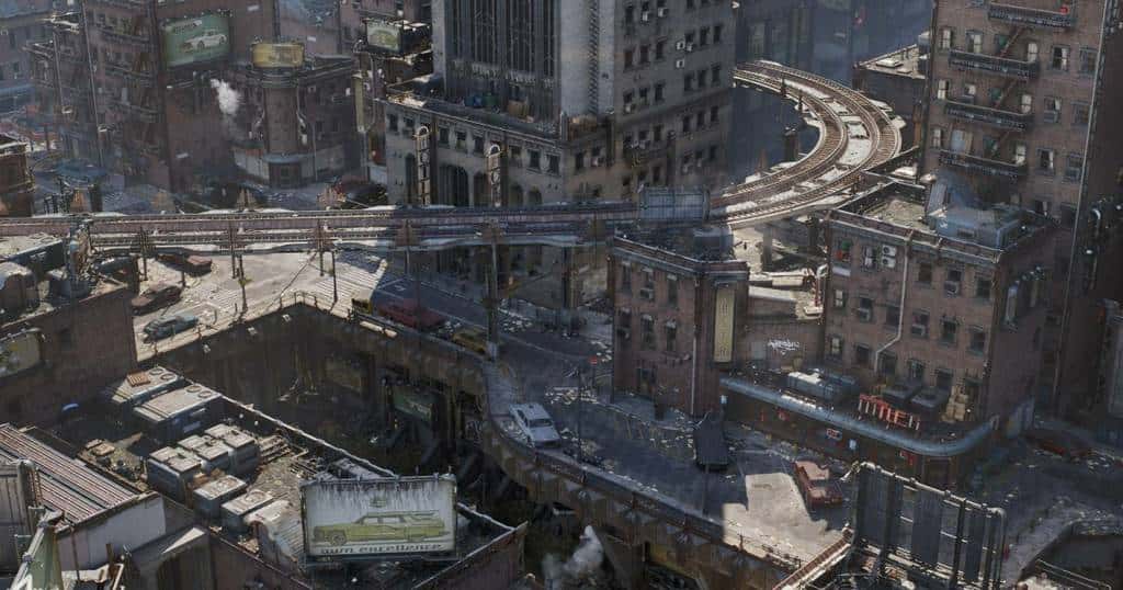 Ambiente futurista modular inspirado nos EUA para Unreal Engine 5