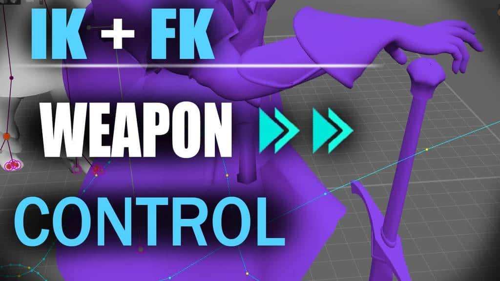 Como Adicionar Controles IK e FK a Armas no Cascadeur