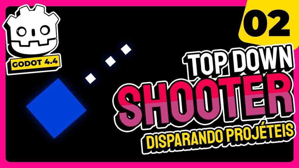3 Passos Essenciais para Criar um Projétil em Godot 4.4 – Tutorial TOP DOWN SHOOTER
