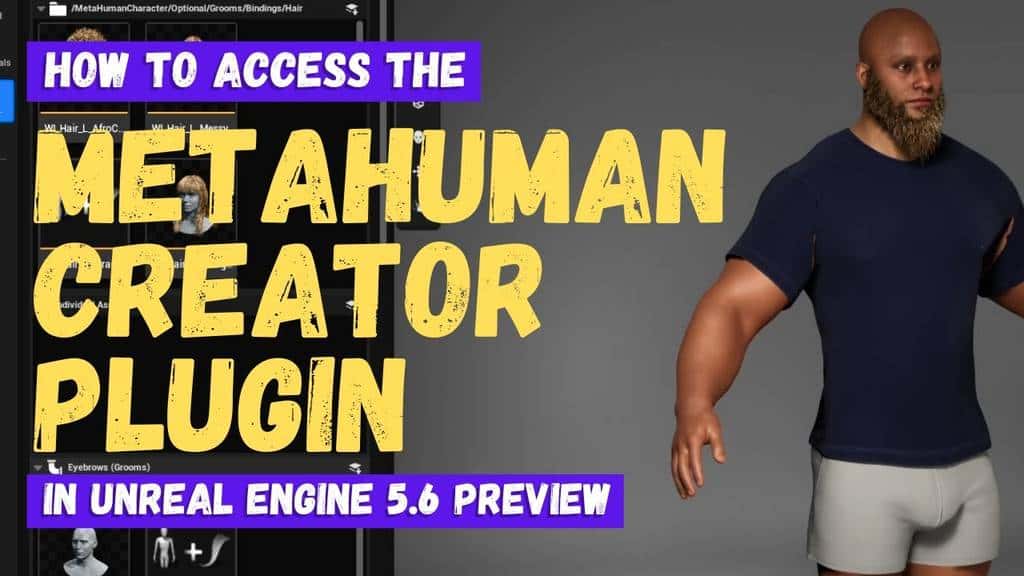Como Usar o Plugin Metahuman Creator no Unreal Engine 5.6